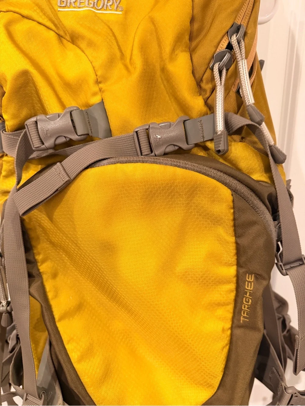 🔥Gregory Targhee Internal Frame Hiking Backpack Blue/Black Size L Trekking Pack
